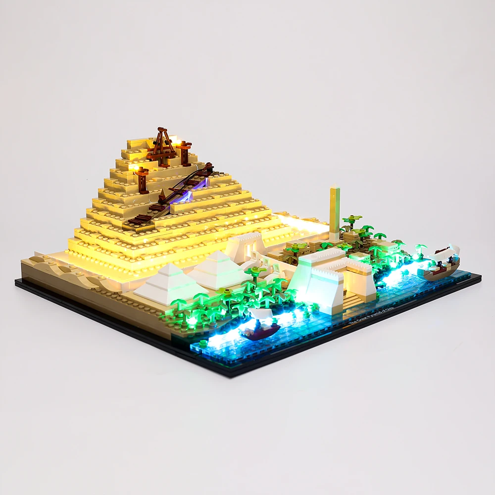 EASYLITE LED Kit For 21058 Great Pyramid of Giza Building Blocks Bricks Toys Lamp Set Only Lighting No Model