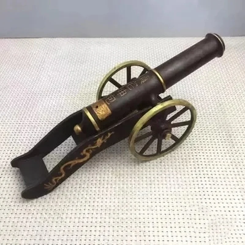 

Antique Bronze Ware with Small Bronze Cannons Home Decoration