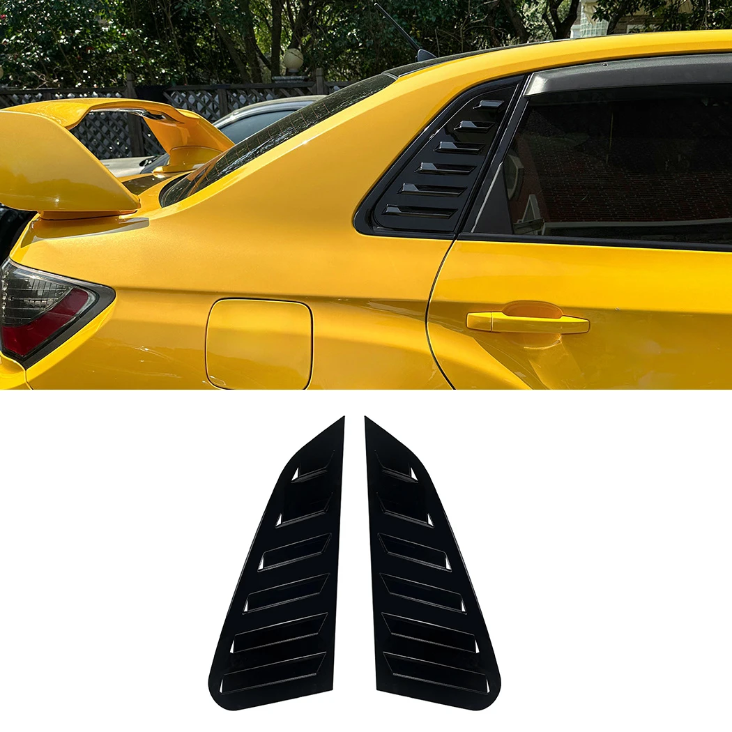 

Car Rear Side Window Louver Air Vents Windshield Decoration Cover For Subaru WRX STI 2011 2012 2013 2014