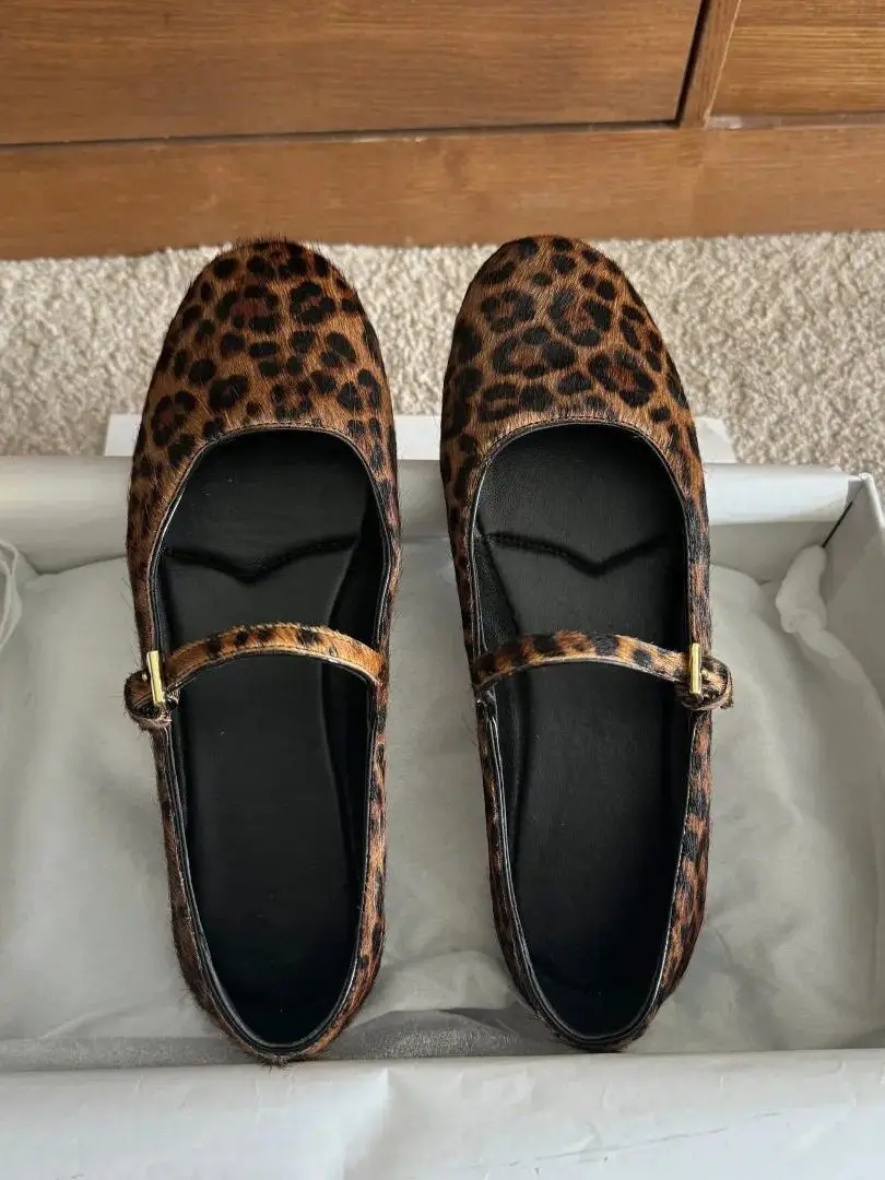 retro-leopard-print-mary-jane-ballet-flat-women's-slip-on-shoes-versatile-casual-leather-upgraded-sensation-flat-bottom