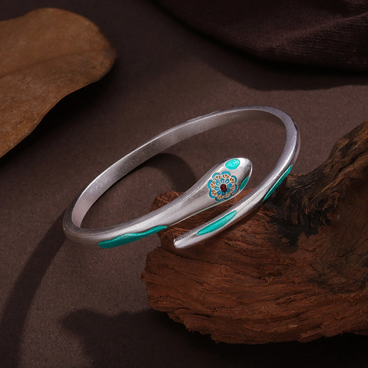 

Новинка 2022, браслет со змеей, женский эмалированный дизайн Baoxianghua, открытый браслет со змеей, Рождественский подарок для подруги