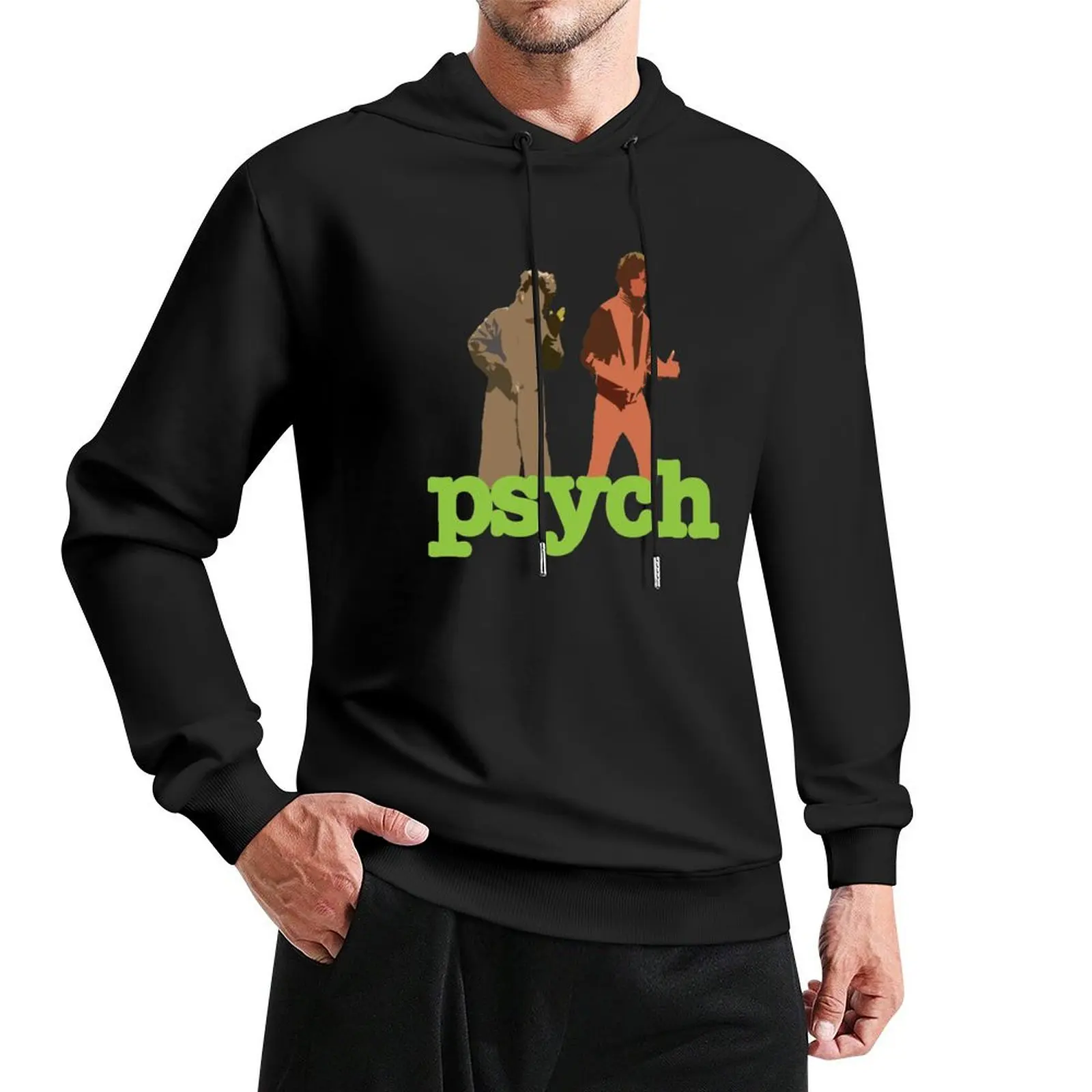 

Psych American Duos Shout Performance Pullover Hoodie mens clothing graphic t shirts men men's coat autumn hoodie