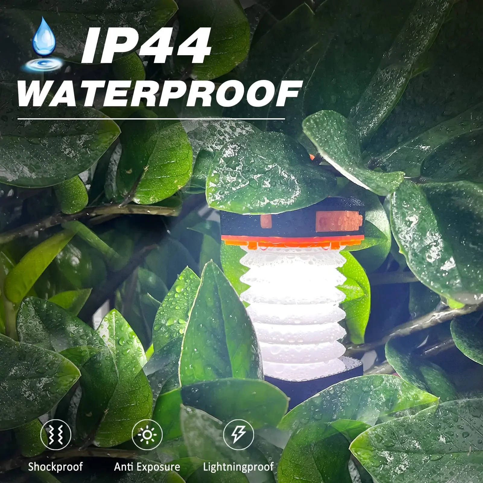 Lanterna da campeggio portatile ad energia solare, modalità multiilluminazione, Power Bank, gancio, esterno, campeggio, pesca, barbecue, lettura, luce di emergenza