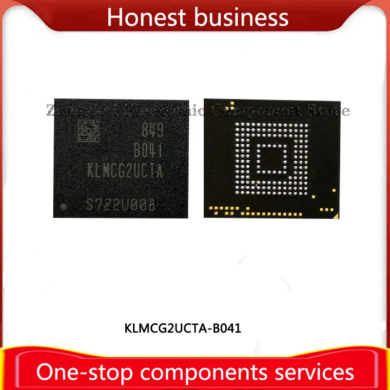 KLMCG2UCTA-B041 100% Working 100% Quality EMMC 64GB BGA153 Chip Mobile Phone Hard Disk Memory Computer Storage KLMCG2UCTA 64G