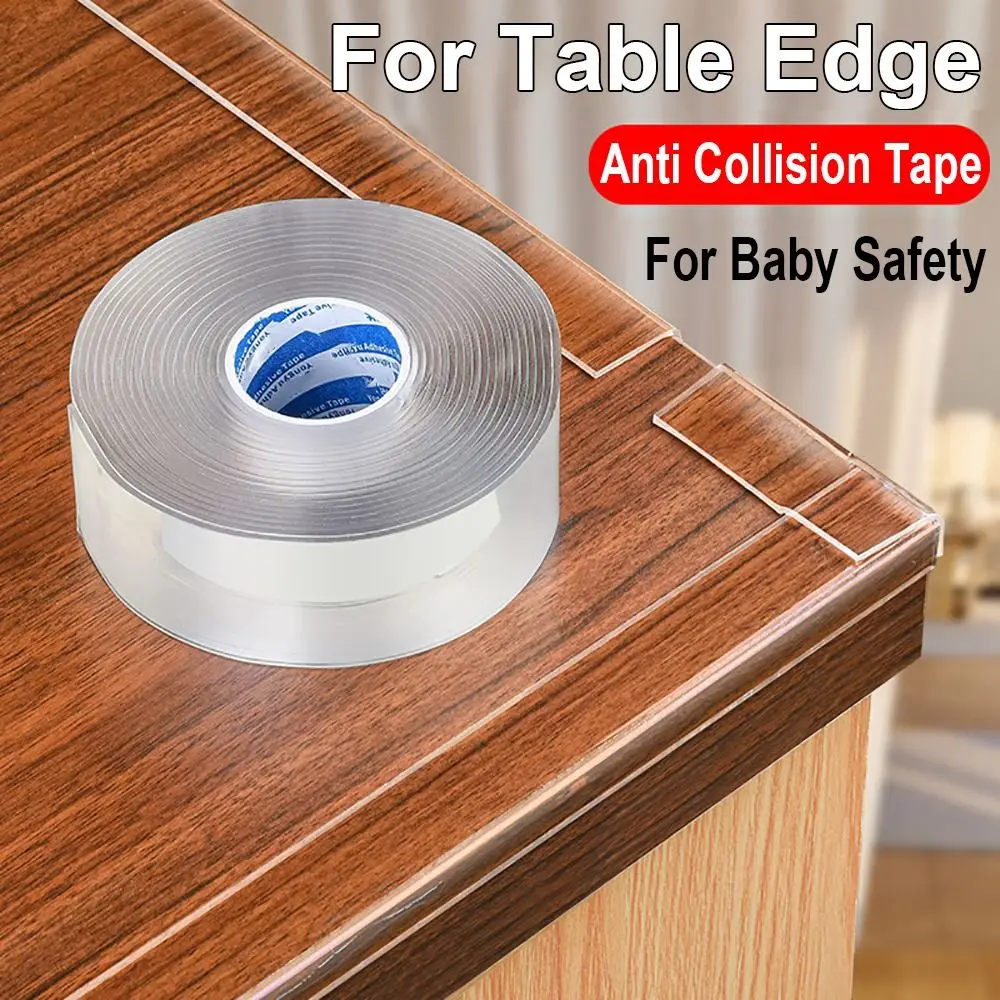 

Collision Proof Table Edge Guard Tape Transparent Safety Protective Strip Self Adhesive Thickened Furniture Corner Bumper