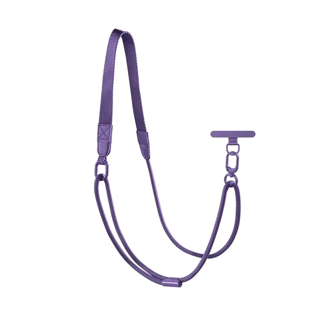 

Protable Adjustable Phone Lanyard Detachable Dual Widths Crossbody Bag Strap Skin-friendly Metal Carab Phone Strap Travel