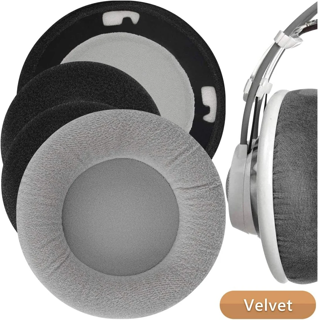

KUTOU Ear Pads for AKG K701 K702 Q701 Q702 K601 k612 k712 pro Headphone Replacement Velour Earpads Soft Memory Foam Ear Cushion
