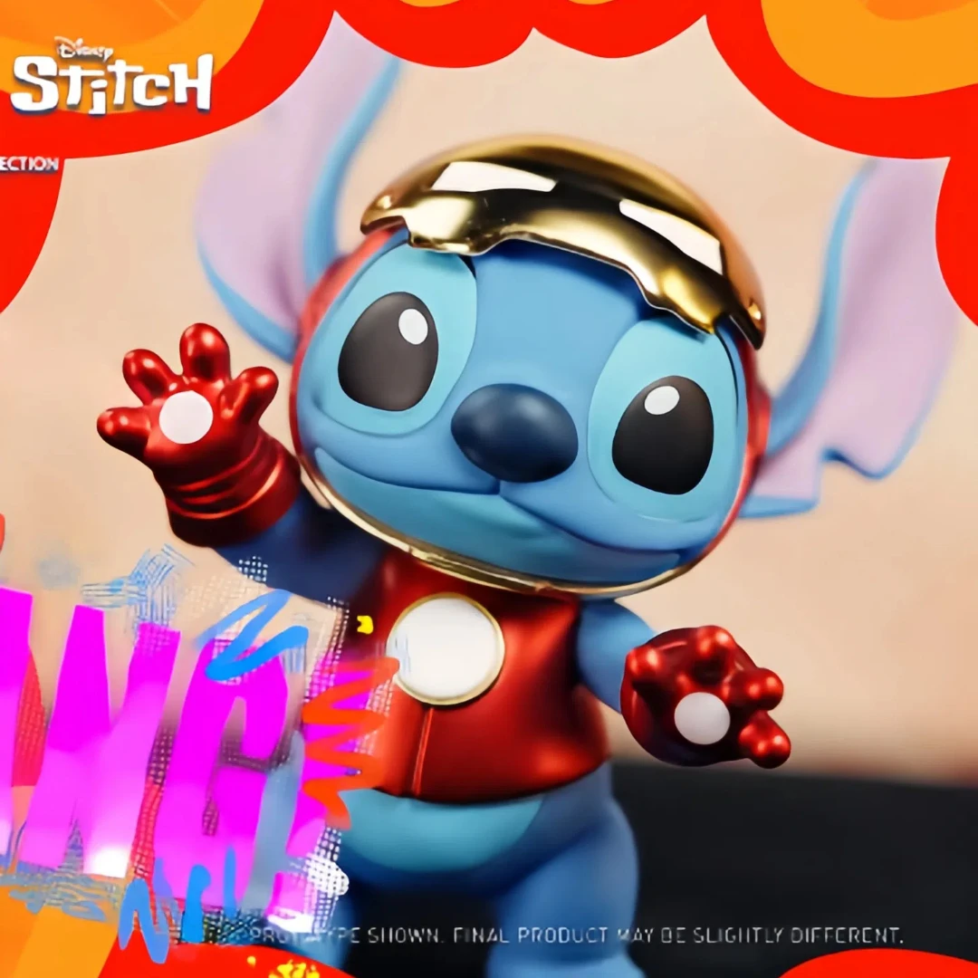 

Hot Toys Stitch Marvel Series слепая коробка - Железный человек Человек-паук и Веном, мини-фигурки из ПВХ, милая коллекционная игрушка для Диснея