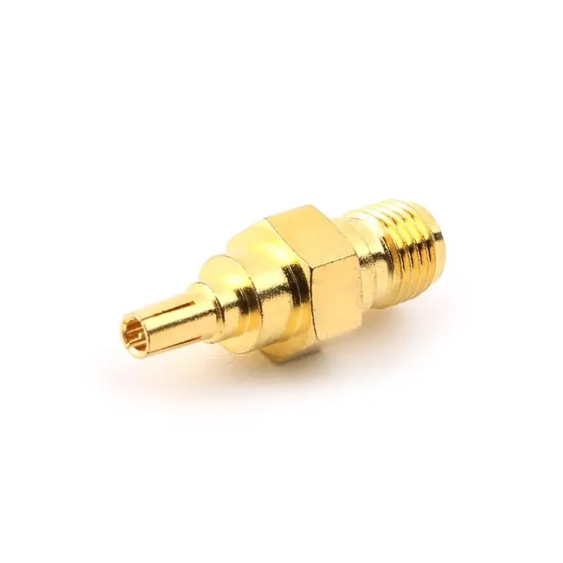 ESCAM CRC9 Plugue Macho para SMA Fêmea Jack RF Conector Adaptador Conversor Coaxial Reto