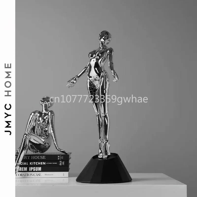 Goddess Statue Sculpture Modern Technology Decoration Cabinet Decoration Machinery Desktop