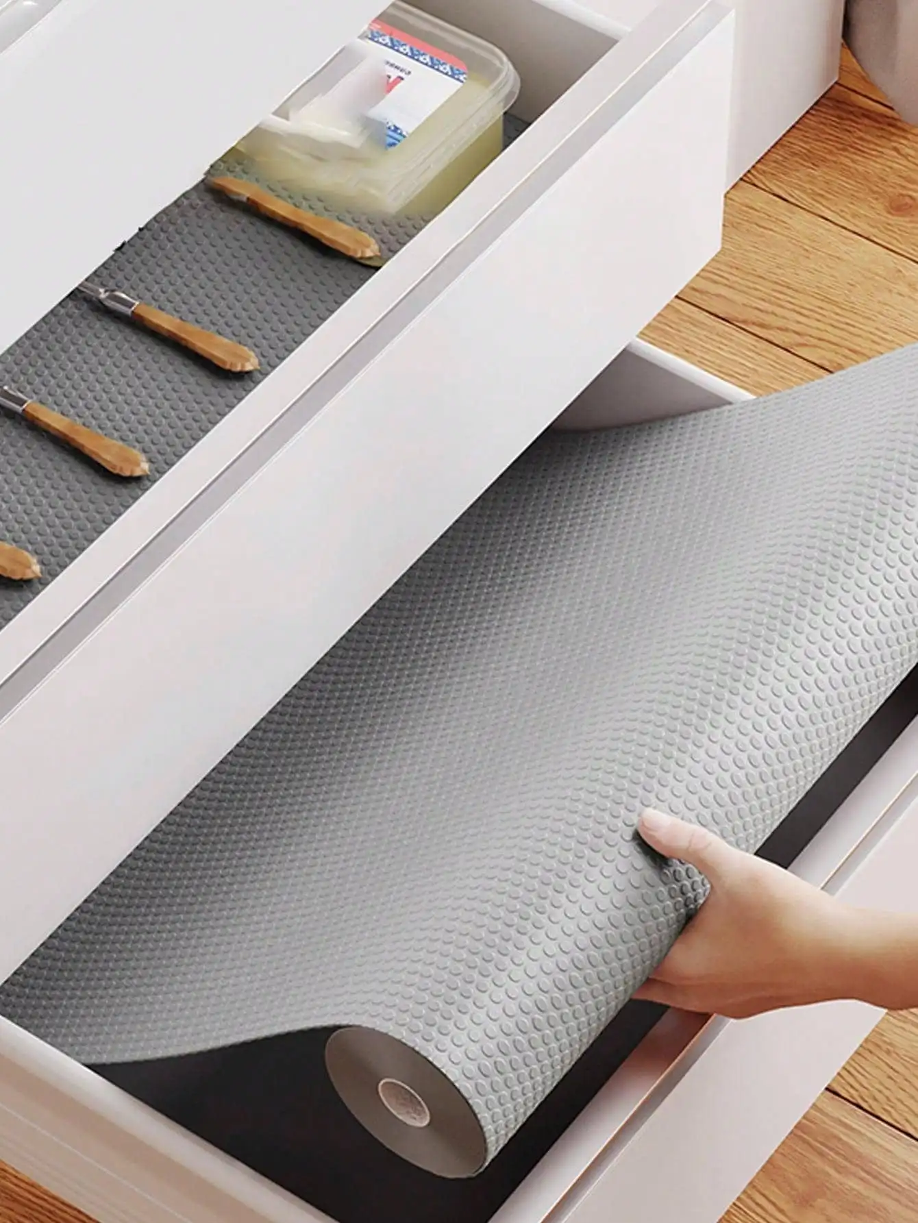 Kitchen can be cut moisture-proof mat household waterproof and oil-proof cabinet pad paper drawer pad shoe cabinet mat paper war