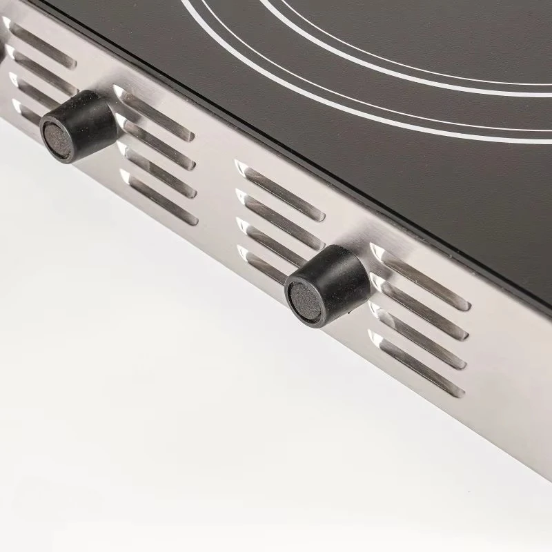 3000W electric heating pot ceramic surface non-stick coating household 2 stoves temperature control easy to operate European