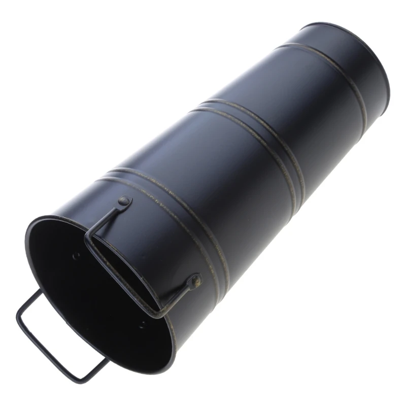 Blumenaufbewahrungseimer aus Metall, Blumenständer, Halter, dekorative Vase, Blumentopfregal für Zuhause, Wohnzimmer, Büro,