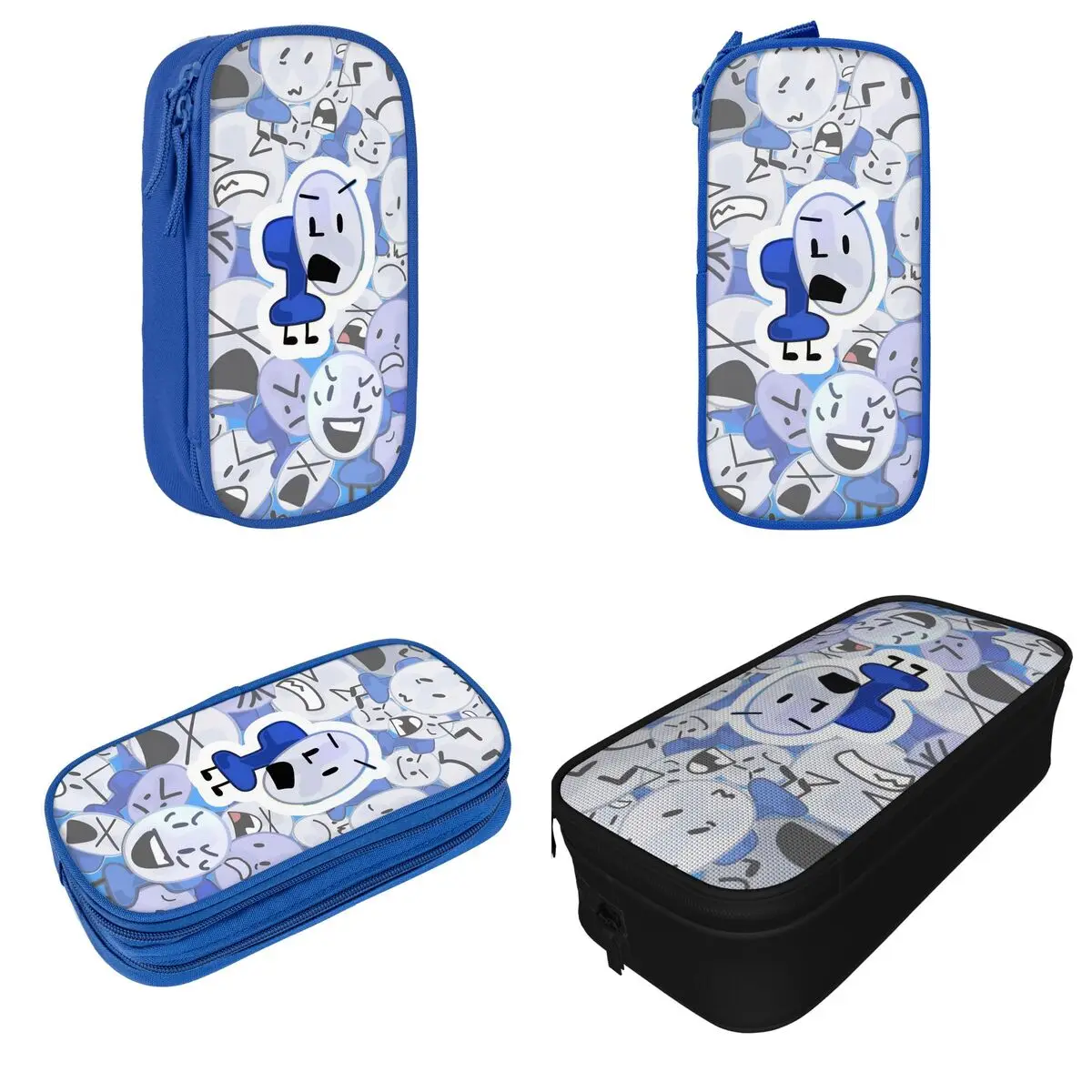 Cute Fan BFDI Animated Pencil Cases Pencilcases Pen for Student Big Capacity Bag Office Gift Accessories