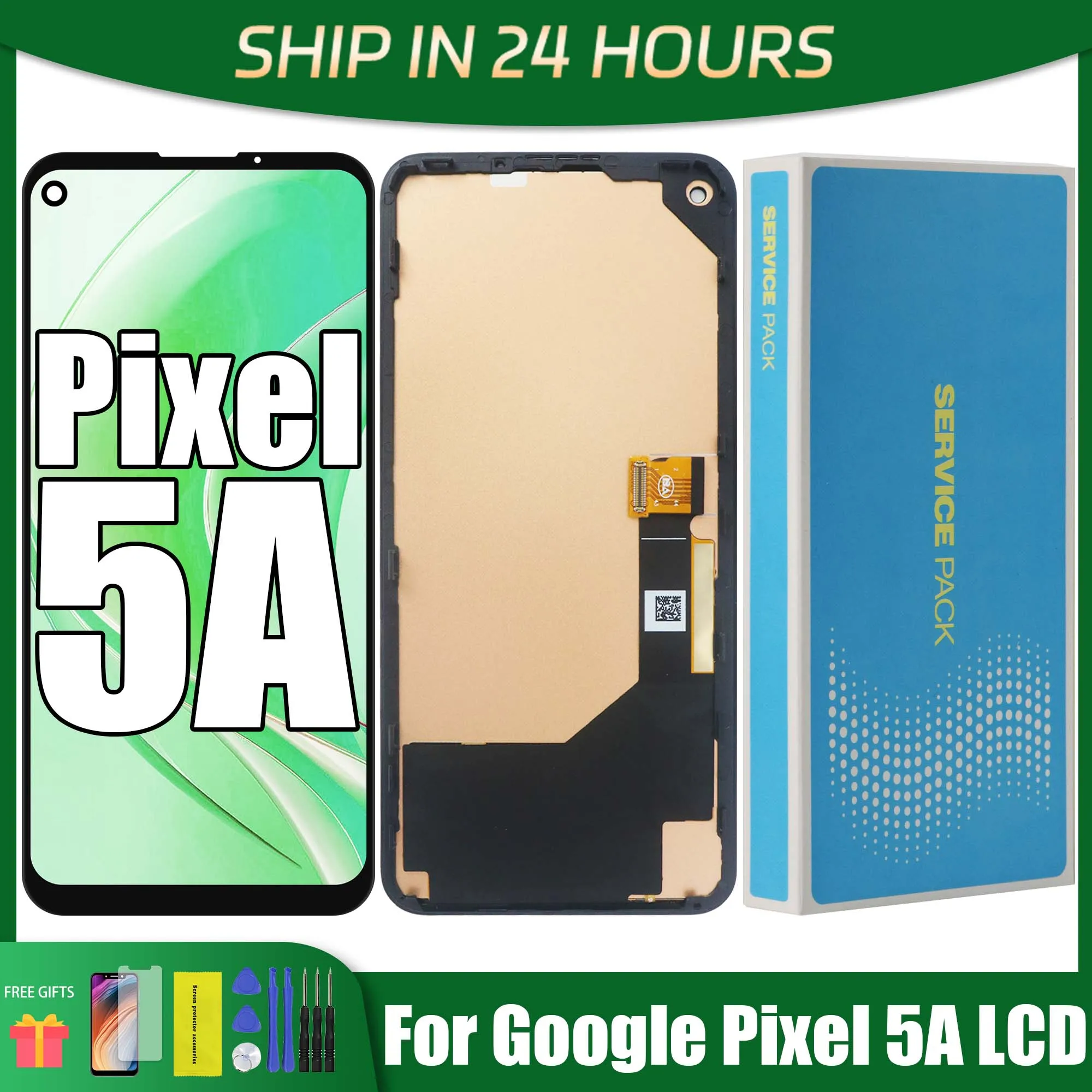 tft-google-pixel-5a-g1f8f-g4s1m-lcd-ディスプレイタッチスクリーンデジタイザーアセンブリ、交換部品
