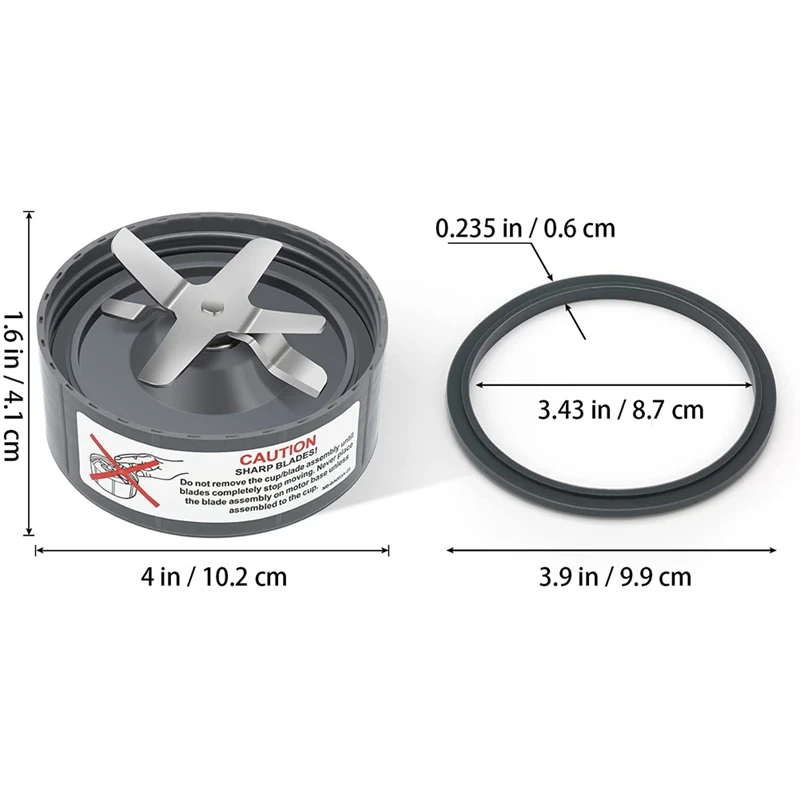 استبدال أجزاء صالح لل نوتريبوليت 600 واط 900 واط استبدال النازع شفرة خلاط الكؤوس اكسسوارات