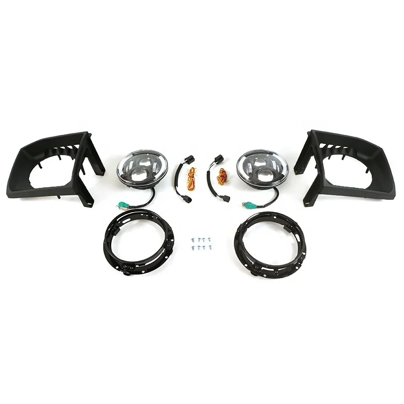 

4x4 Off road Auto Parts Other Exterior Accessories Car Head Lamp Headlights With Brackets Set Fit For PAJERO V33 V43 1991-1999