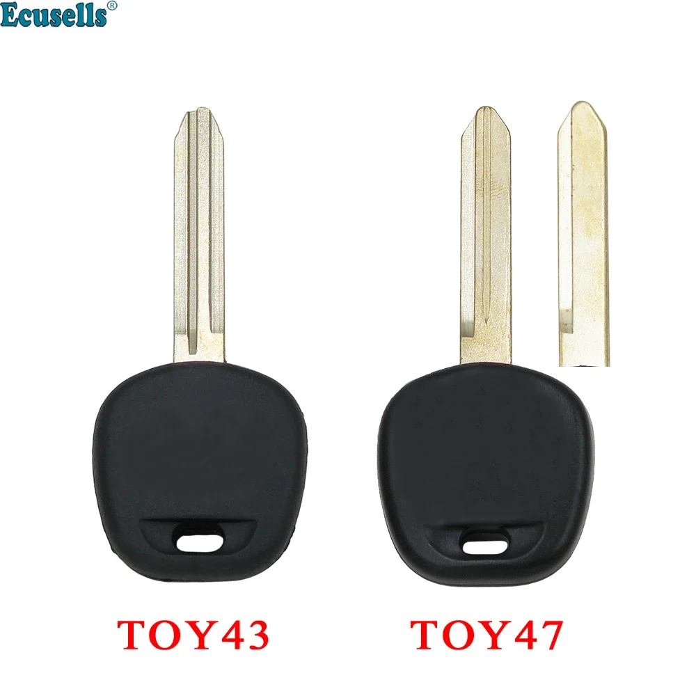 

Replacement Tranponder Key Case Shell for TOYOTA RAV4 COROLLA CAMRY Land Cruiser Avalon PRIUS Uncut TOY43 or TOY47 Blade