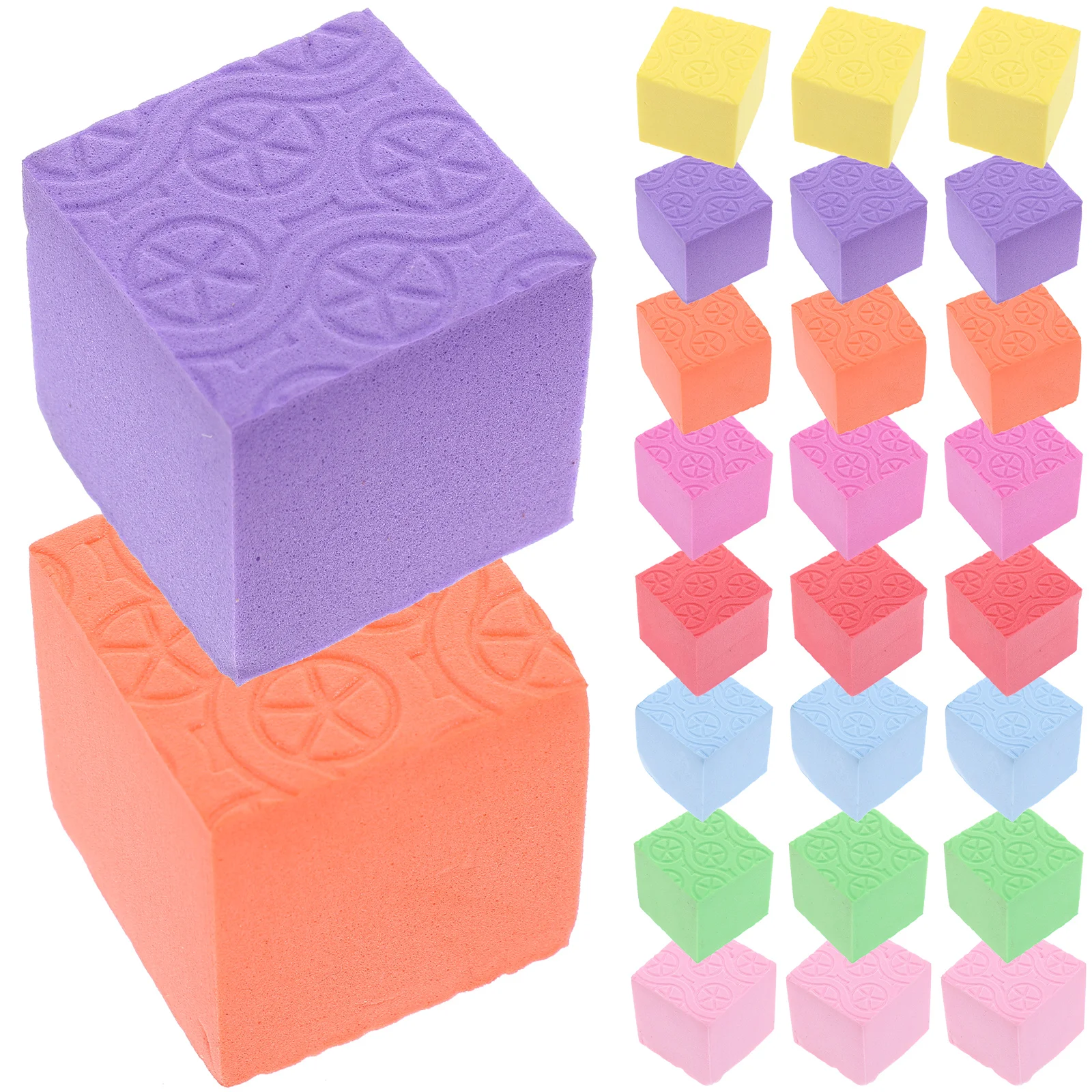 Colorful Building Blocks Educational Solid Geometry Learning Tools Toys Kids Early Model Foam Counting Children’s