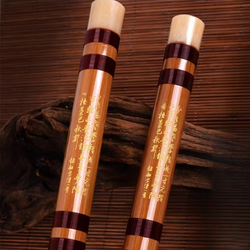Bamboo Transverse Flute Traditional Professional Flute Beginner Children Playing Musical Instruments Chinese Folk Wind Flutes