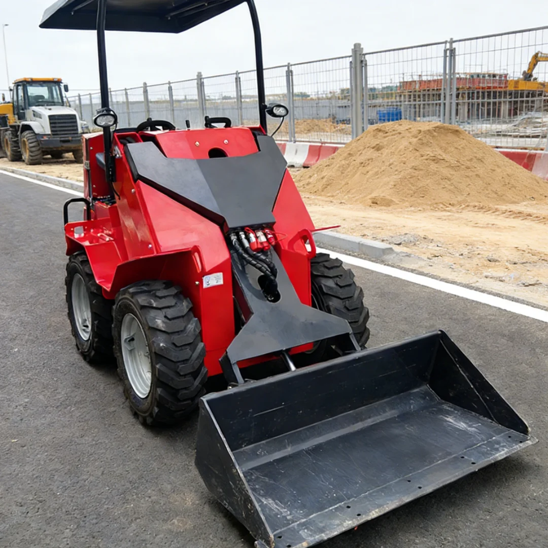 Customized multifunctional skid steer loader suitable for industrial applications in infrastructure construction