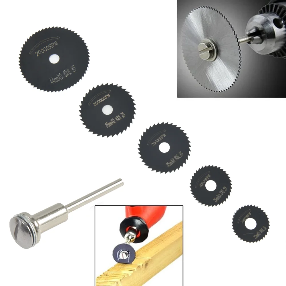 6 pezzi Mini lama per sega piccola da sei pezzi 22-44mm lama da taglio accessori per utensili elettrici per taglierina in metallo