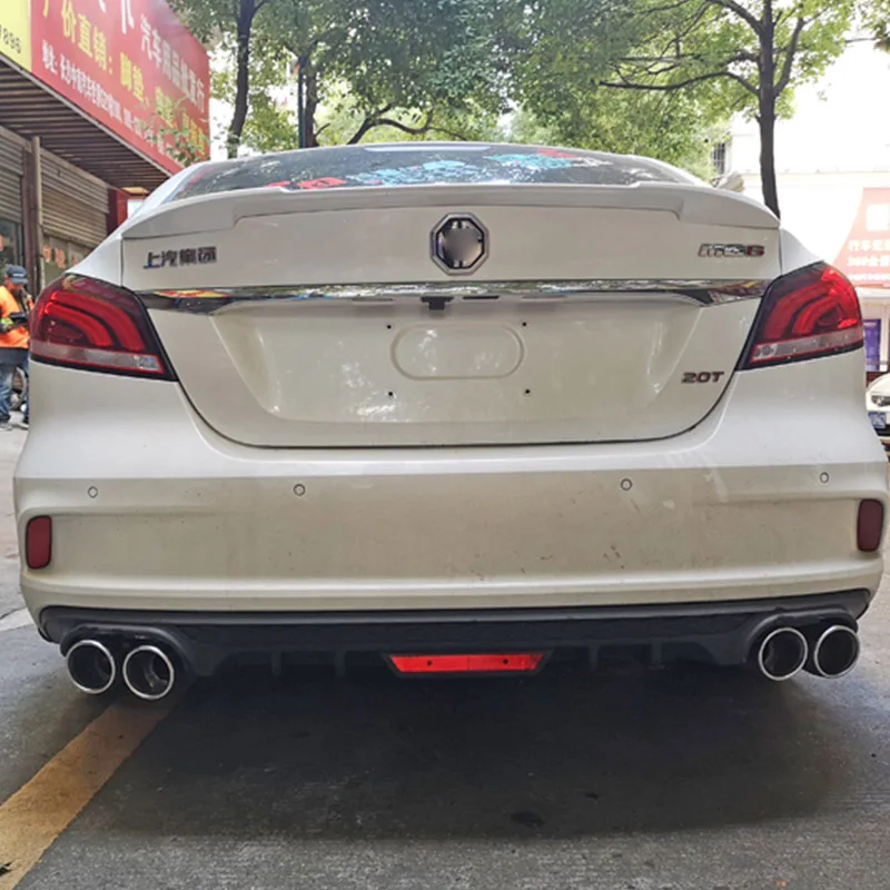 1 Set Stainless Steel Exhaust Pipe Muffler Tailpipe Muffler Tip Car Rear Tail Throat For MG 6 MG6 2017 2018 2019 2020 2021 2022