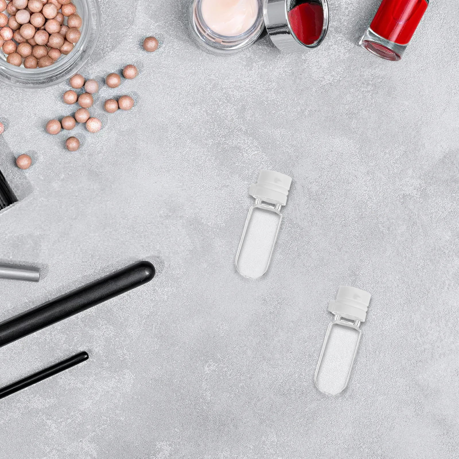 20 szt. Przezroczystych butelek podróżnych wielokrotnego użytku na balsamy, szczelne mini pojemniki 2 ml na płynną kosmetykę, butelki wielokrotnego użytku.