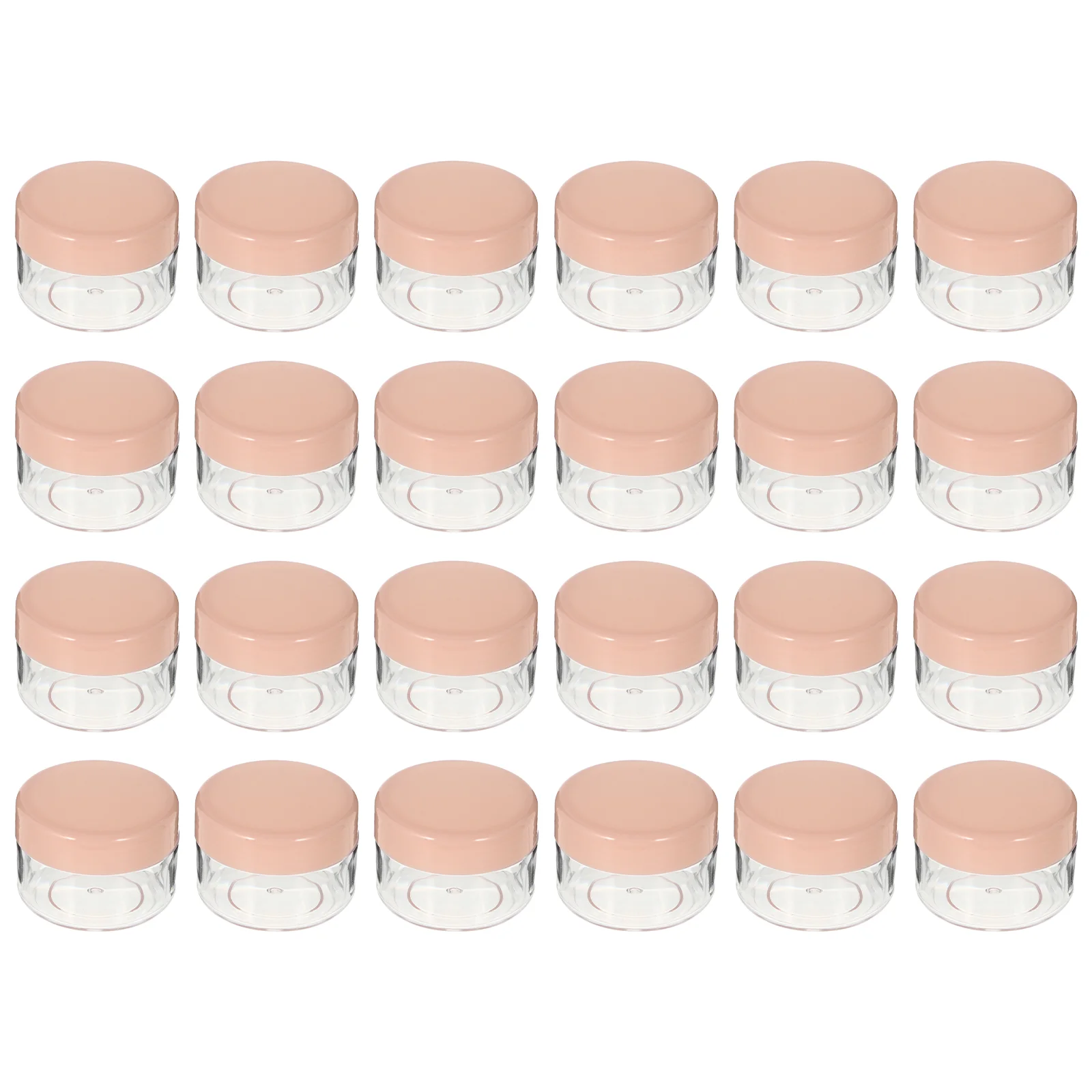 

24 Pcs Cream Bottle Plastic Containers Empty Boxes Bottles Make up Travel Lotion Storage