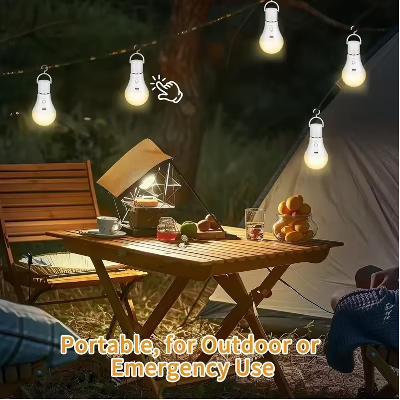 لمبة إضاءة قابلة لإعادة الشحن RGB لون USB Led لمبة ذكية لمبات E27 عكس الضوء مع توقيت لمبة إضاءة تعمل بالبطارية اللاسلكية #4