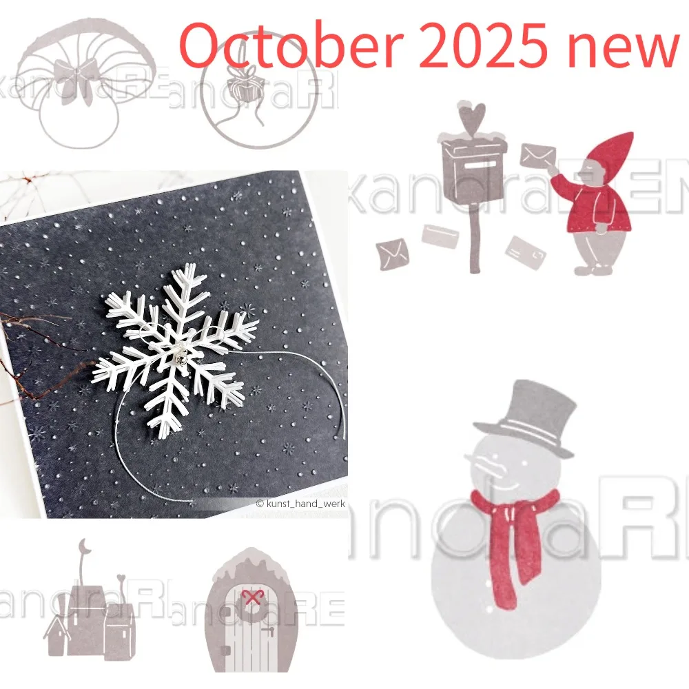 Buchstaben Kreis 2025, neue Metall-Stanzformen für DIY Scrapbooking Handwerk Maker Fotoalbum Vorlage handgemachte Dekoration