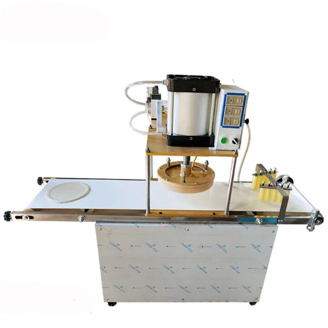 【HOT】Hot Sale Pizza Dough Presser Machine Pizza Cake Flatbread Maker Former Pizza Base Crust Making Machine