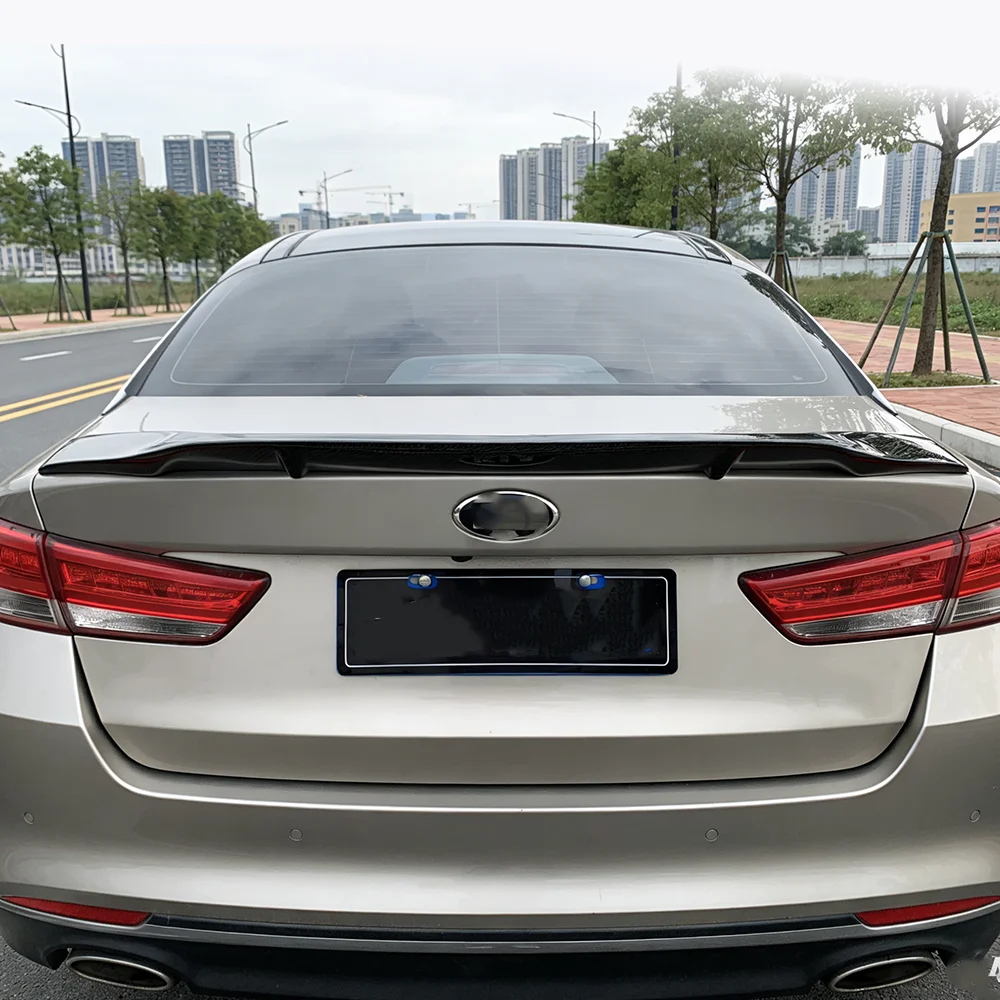 

Suitable for 16-18 Kia K5 sedan spoiler, fender, rear tailgate, external components, rear spoiler ABS material, R model