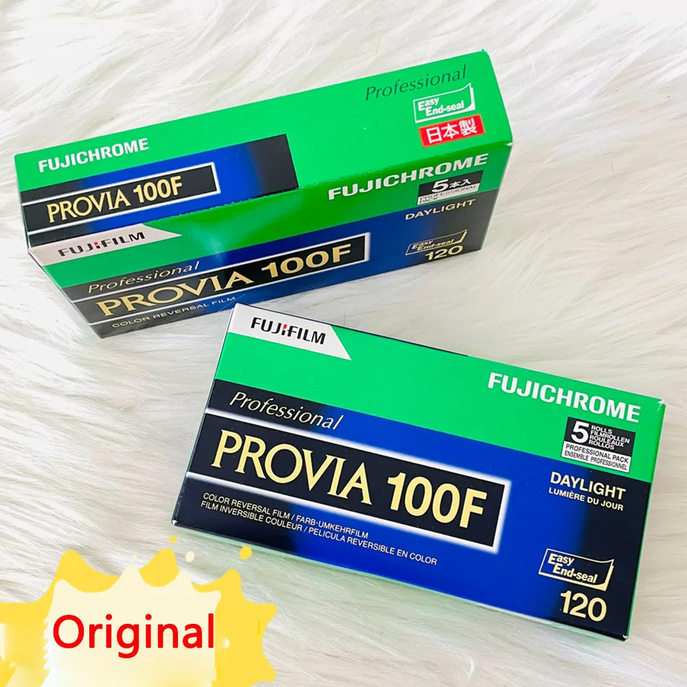 

Плёнка Fujifilm RDP3 100F, позитивная, цветная, ISO100, тип (дневной свет), для пленочных камер 120-го формата.