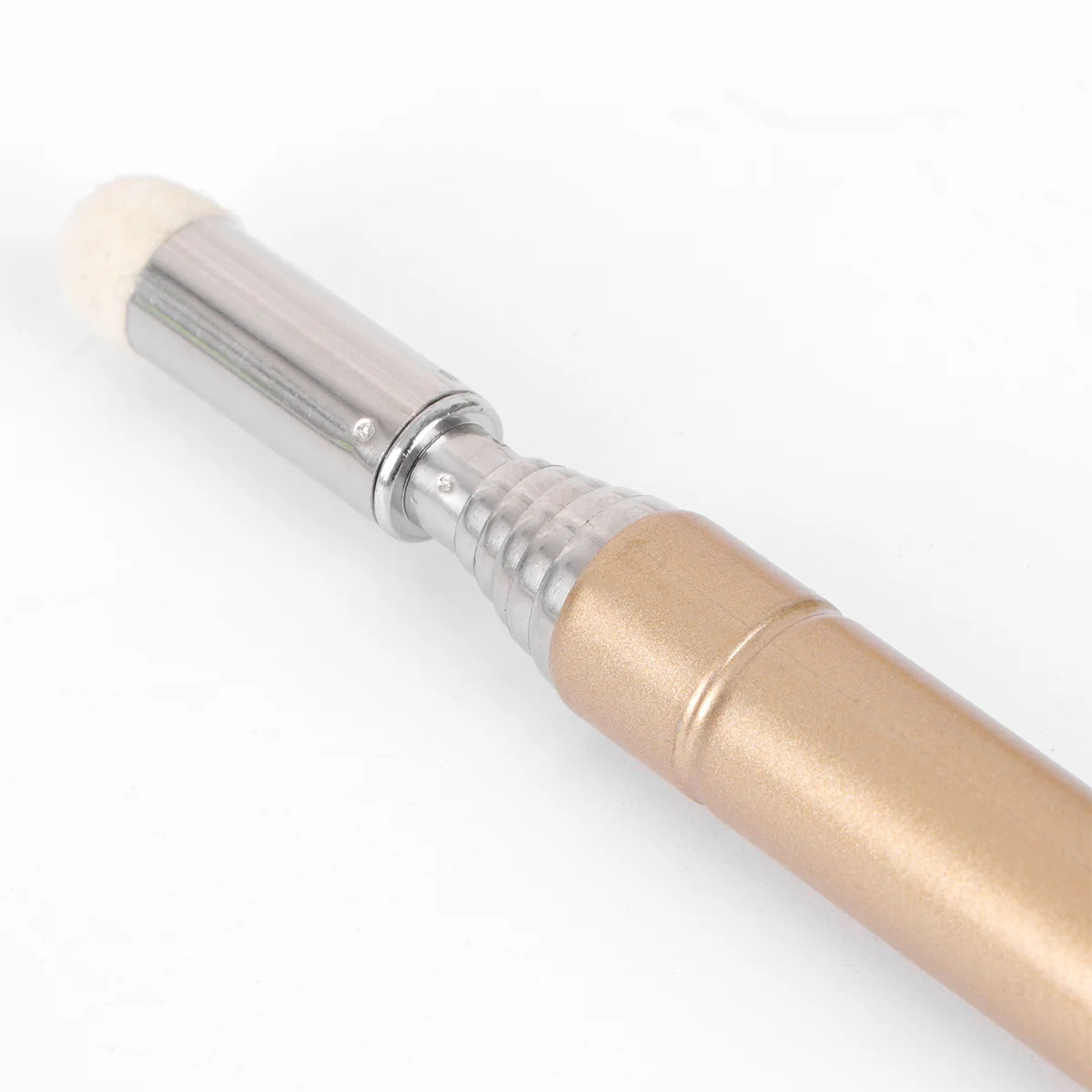 Touch Control Teaching Rod Telescopic Retractable Hand Pen For Classroom Presenter Whiteboard Pointer Stainless Steel Golden