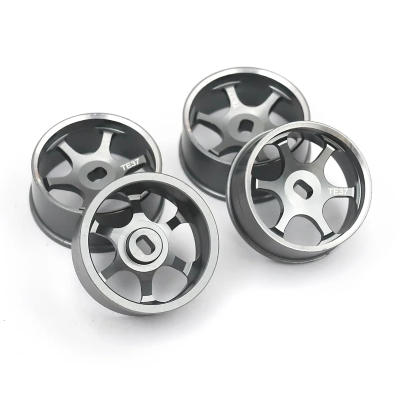 4Pcs RC Car Drift Tires Metal Wheels Hub For 1/28 MINI-Z AWD AMZ MINI-Q AMR GLA IW04 RC Car Upgrade Parts