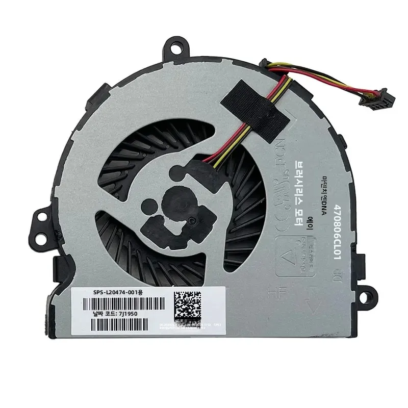 GZEELE New CPU Cooling Fan For HP 15-DB 15-DX 15Q-DX 15T-DS TPN-C129 C130 250 G7 255 G7 256 G7 L20474-001