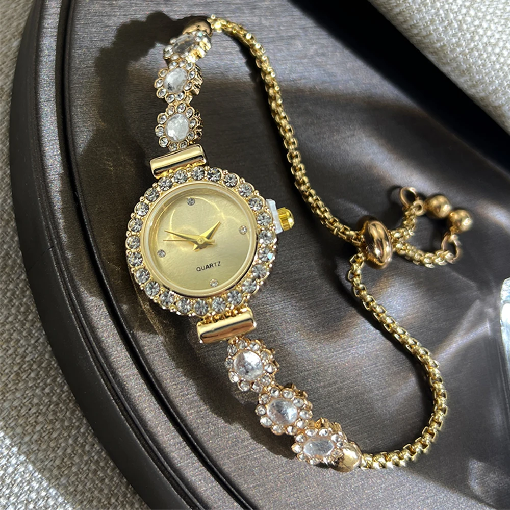 التجارة الخارجية العقيق سوار الساعات مجموعة مع الماس ضوء الفاخرة لايف موضة جديدة ساعة كوارتز سحب الماس ساعة نسائية #2