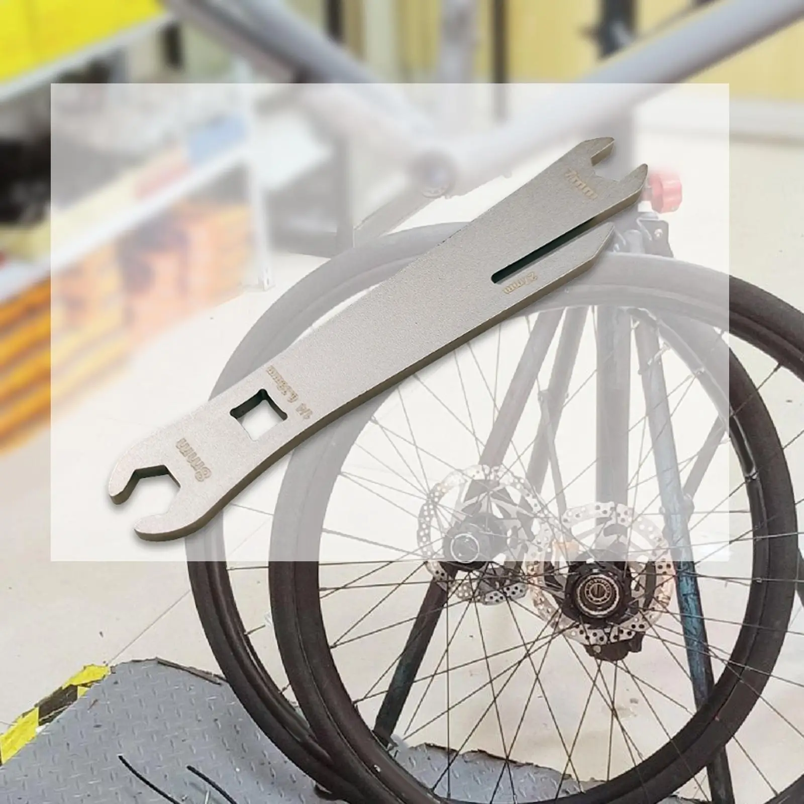 مفتاح ربط مزدوج الرأس مقاس 1/4 بوصة لإصلاح الدراجة النارية المنزلية أداة مشبك قرص الزيت المدمجة الثقيلة #1