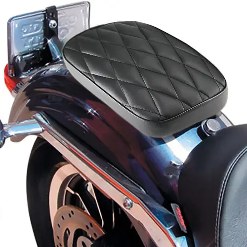 Imagen 2 del producto Almohadilla para pasajero trasero de motocicleta, 8 ventosas, asiento Rectangular para pasajero, para Harley 883 1200 Choppers Bobber