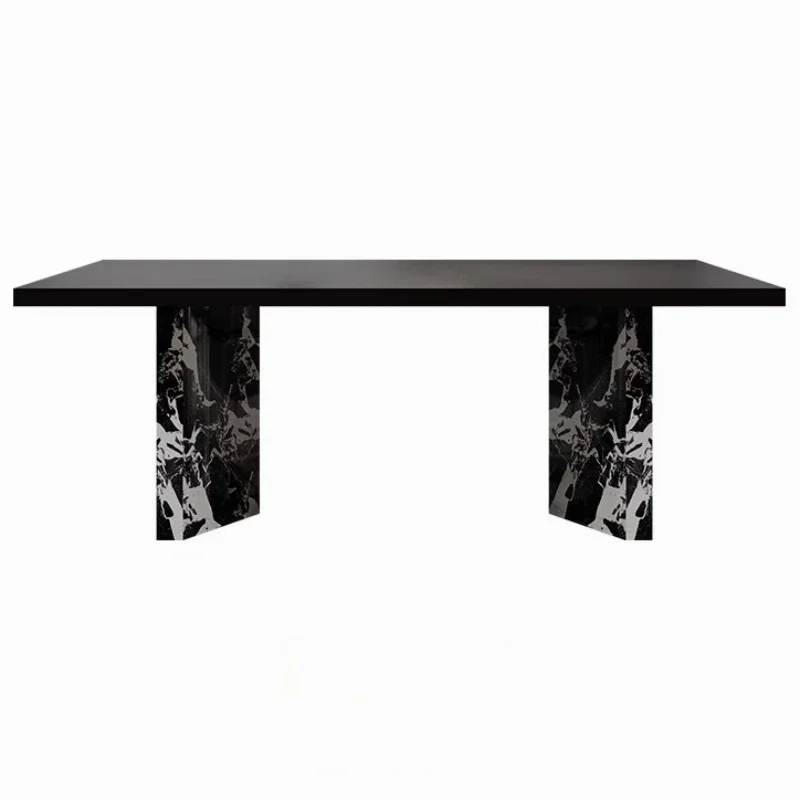 #Italian Simple Dining Table Modern Aesthetics High Quality Unusual Living Room Table Special Lounge Muebles Kitchen Furniture