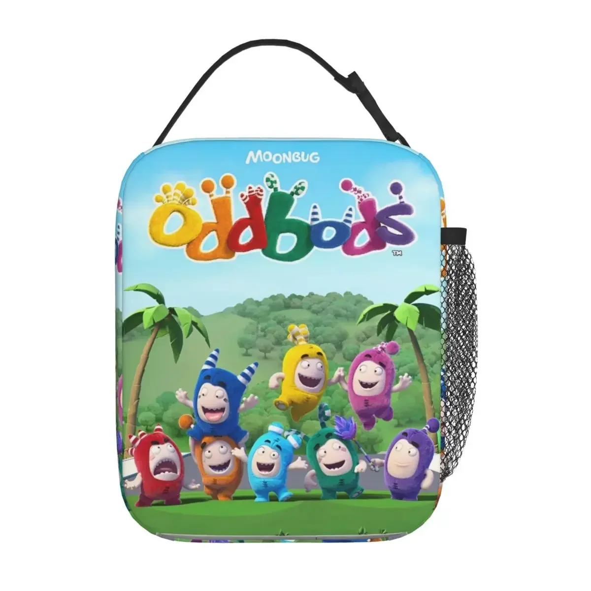 

Изолированная сумка для обеда Oddbodes Anime Bubble Trouble Merch, сумка для хранения продуктов для путешествий, портативная сумка-холодильник, термосумка для обеда