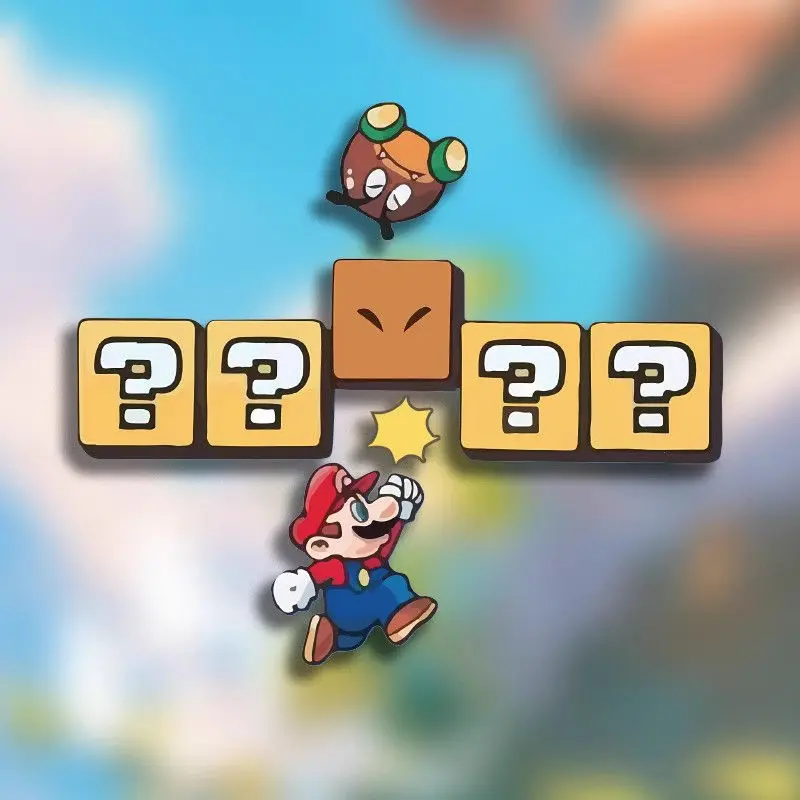 Super Mario Bros Car Stickers Funny and Fun Devil Stickers Waterproof Vinyl Car Cover for Cars Truck, Motorcycle Fuel Tank Caps