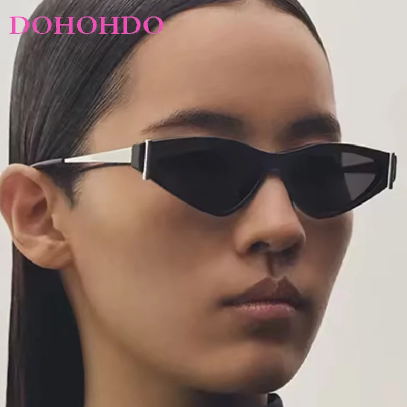 

Fashion Metal Cat Eye Sunglass Female Man New Luxury Retro Brand Designer Shades Outdoor Traveling Fishing Eyewear Male UV400