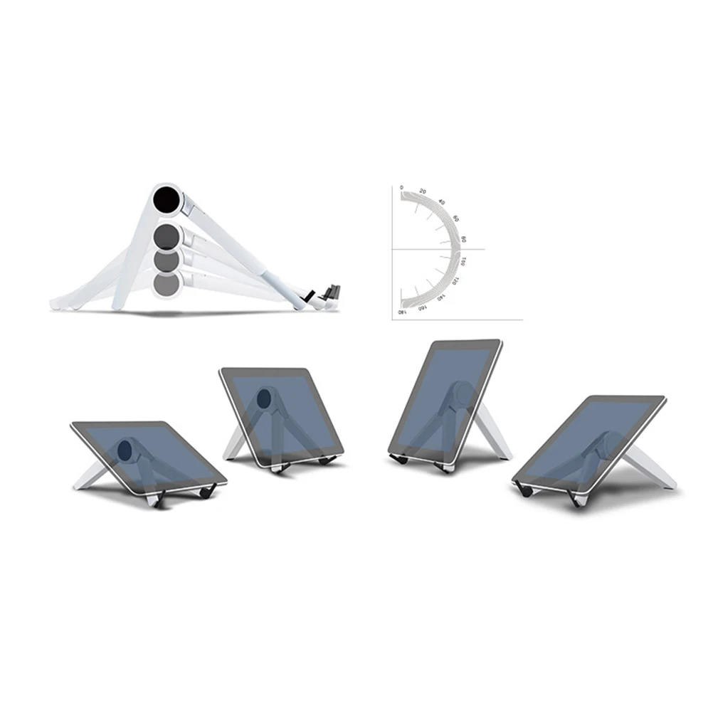 

Cooling Bracket Laptop Stand for Desk White Tablet Computer Cooler Riser Holder Trippd Notebook