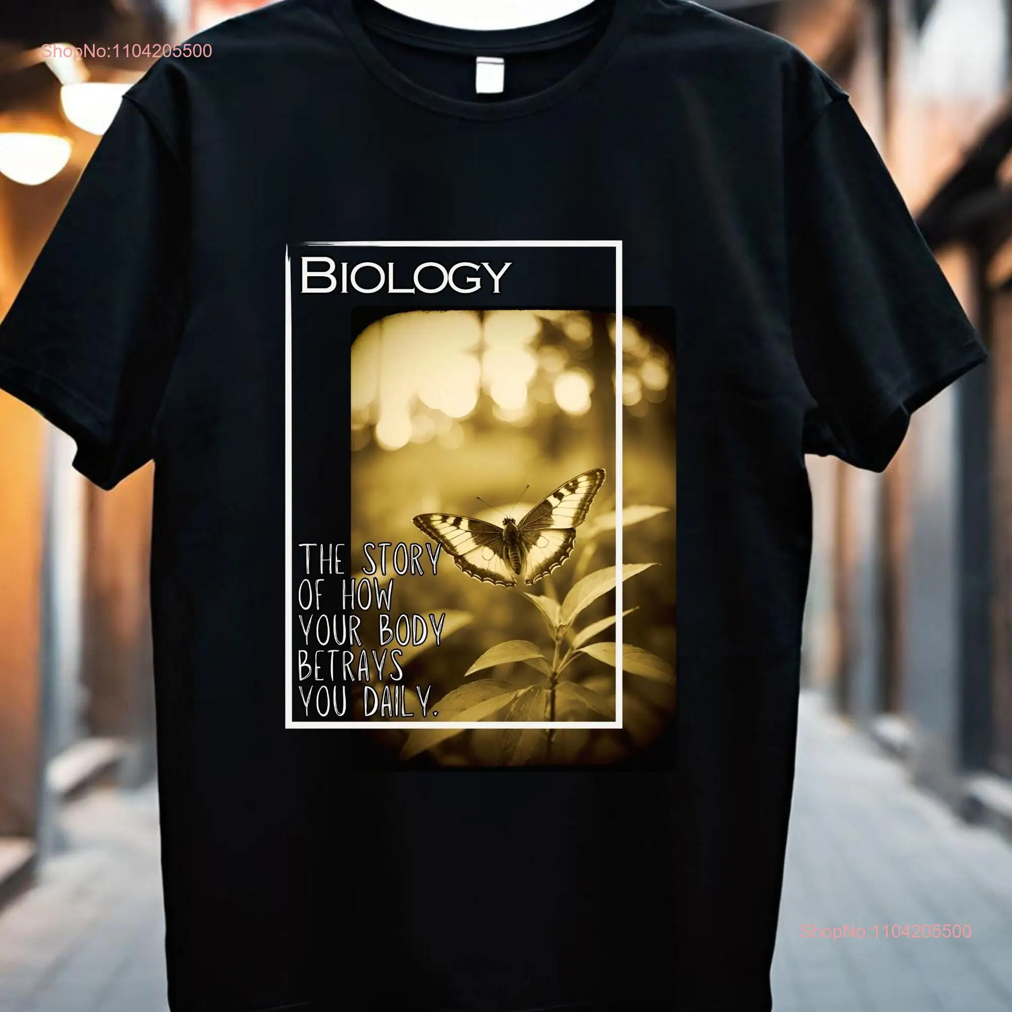 Funny Biology T Shirt STEM Style Badly Explained Word Definition Student Teacher V1 long or short sleeves