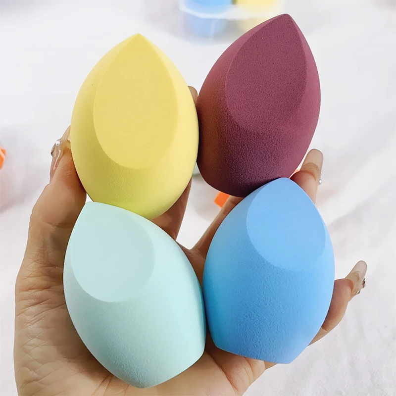 6Pcs Oblique Cut Shape Makeup Sponge Beauty Egg Foundation Cosmetic Puff Powder Concealer Beauty Spong Women Make Up Accessories