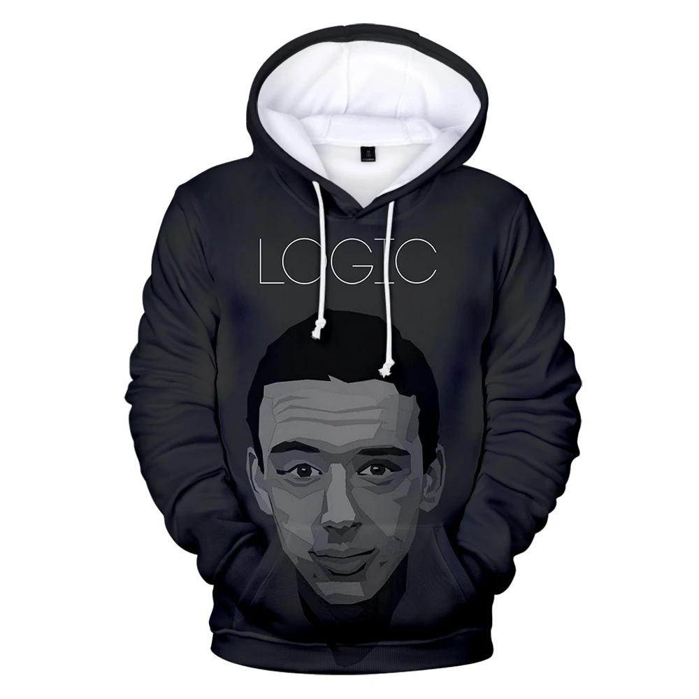 

Logic 3D Hot Rapper Kpop Hoodies Sweatshirts Men's Hoodies Sweatshirts Jacket Clothes Print Fashion Casual Long Hooded Full