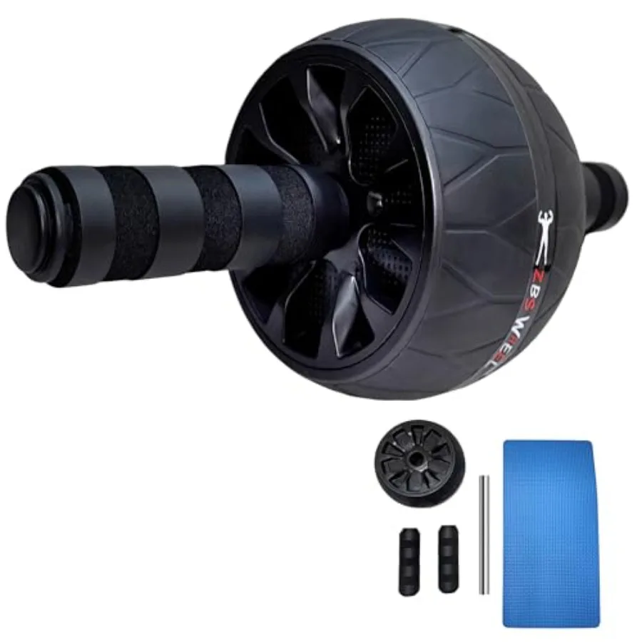 

Универсальное колесо для тренировки мышц кора с поддержкой для коленей, черное, для интенсивных домашних тренировок, укрепления пресса и силы всего тела