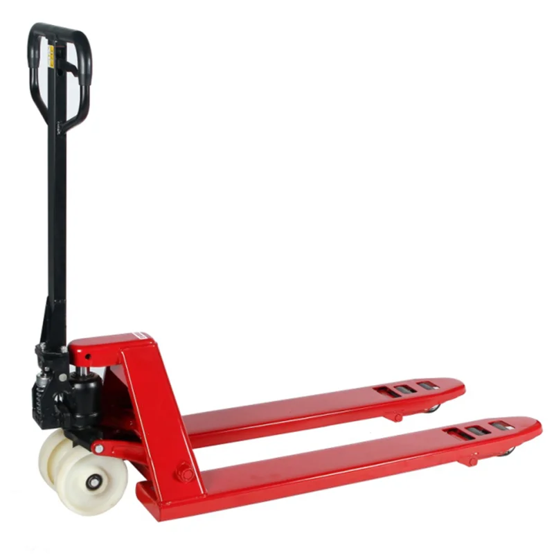 Manual Forklift price 3000kg Hand Pallet Jack lifter hand scissor lift Pallet Truck nylon rubber wheels for sale